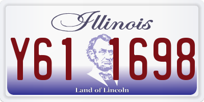 IL license plate Y611698