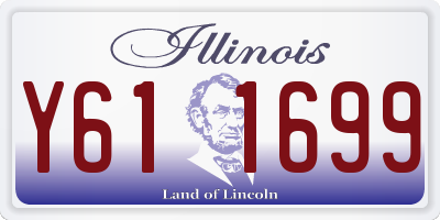 IL license plate Y611699