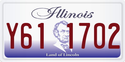 IL license plate Y611702