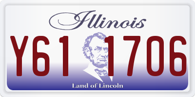 IL license plate Y611706