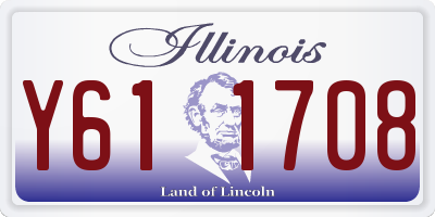 IL license plate Y611708