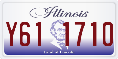 IL license plate Y611710
