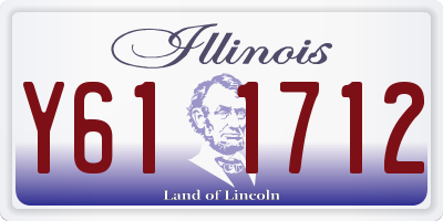 IL license plate Y611712