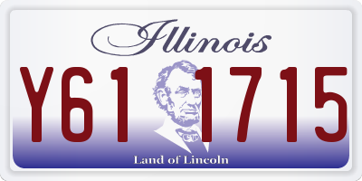 IL license plate Y611715
