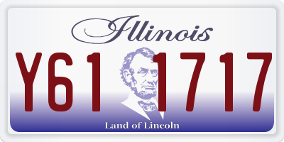 IL license plate Y611717