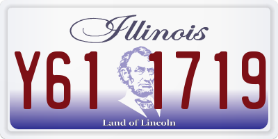 IL license plate Y611719