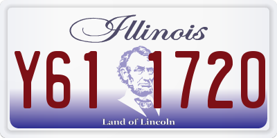IL license plate Y611720