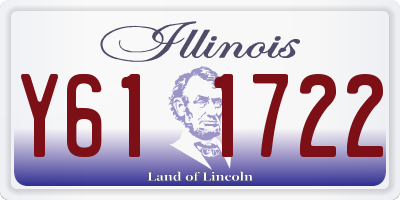 IL license plate Y611722