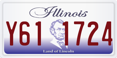 IL license plate Y611724