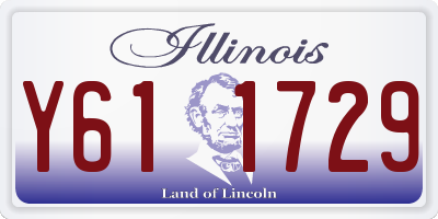 IL license plate Y611729