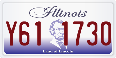 IL license plate Y611730