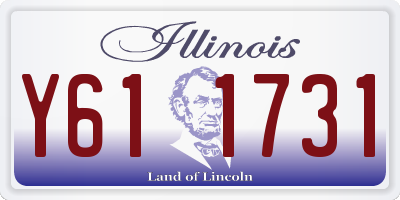 IL license plate Y611731