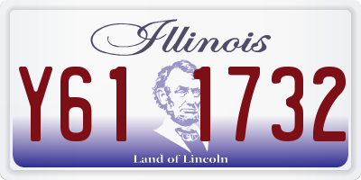 IL license plate Y611732