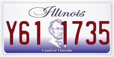 IL license plate Y611735