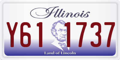 IL license plate Y611737