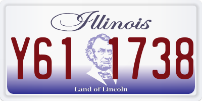 IL license plate Y611738