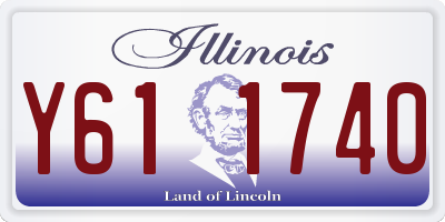 IL license plate Y611740
