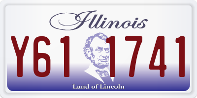 IL license plate Y611741