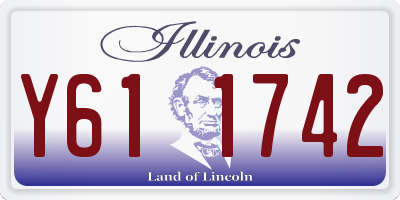 IL license plate Y611742
