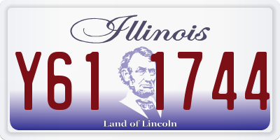 IL license plate Y611744