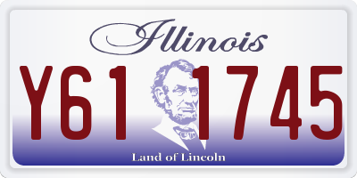 IL license plate Y611745