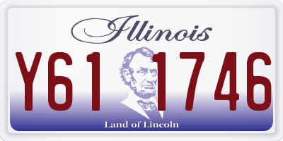 IL license plate Y611746