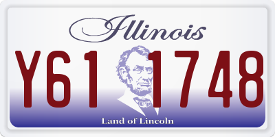 IL license plate Y611748