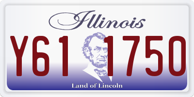 IL license plate Y611750