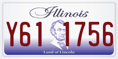 IL license plate Y611756