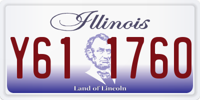 IL license plate Y611760