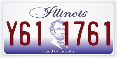 IL license plate Y611761