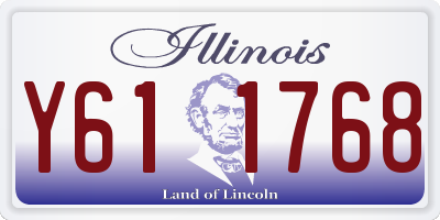 IL license plate Y611768