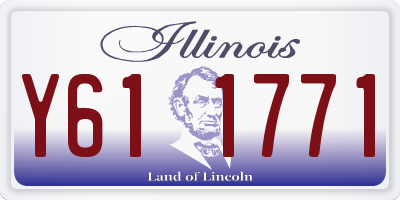 IL license plate Y611771