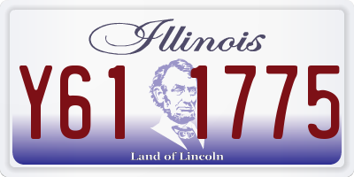 IL license plate Y611775