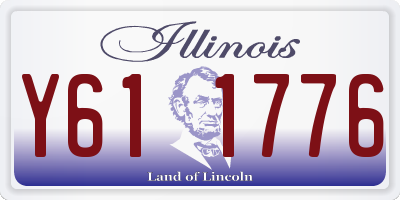 IL license plate Y611776