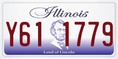 IL license plate Y611779