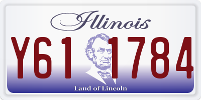 IL license plate Y611784