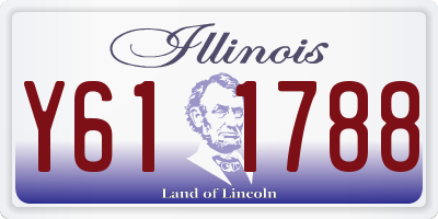 IL license plate Y611788