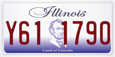 IL license plate Y611790