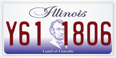 IL license plate Y611806