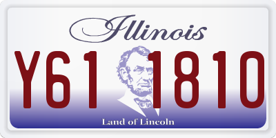 IL license plate Y611810