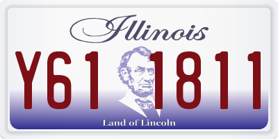 IL license plate Y611811