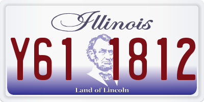 IL license plate Y611812