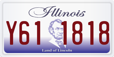 IL license plate Y611818