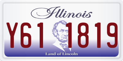 IL license plate Y611819