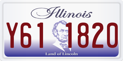 IL license plate Y611820
