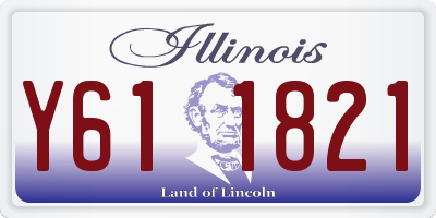 IL license plate Y611821