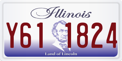 IL license plate Y611824