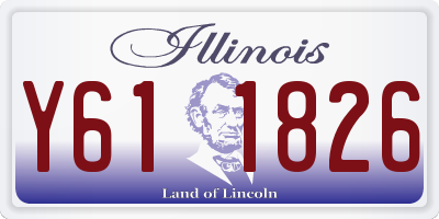 IL license plate Y611826
