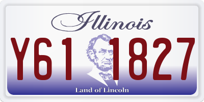 IL license plate Y611827
